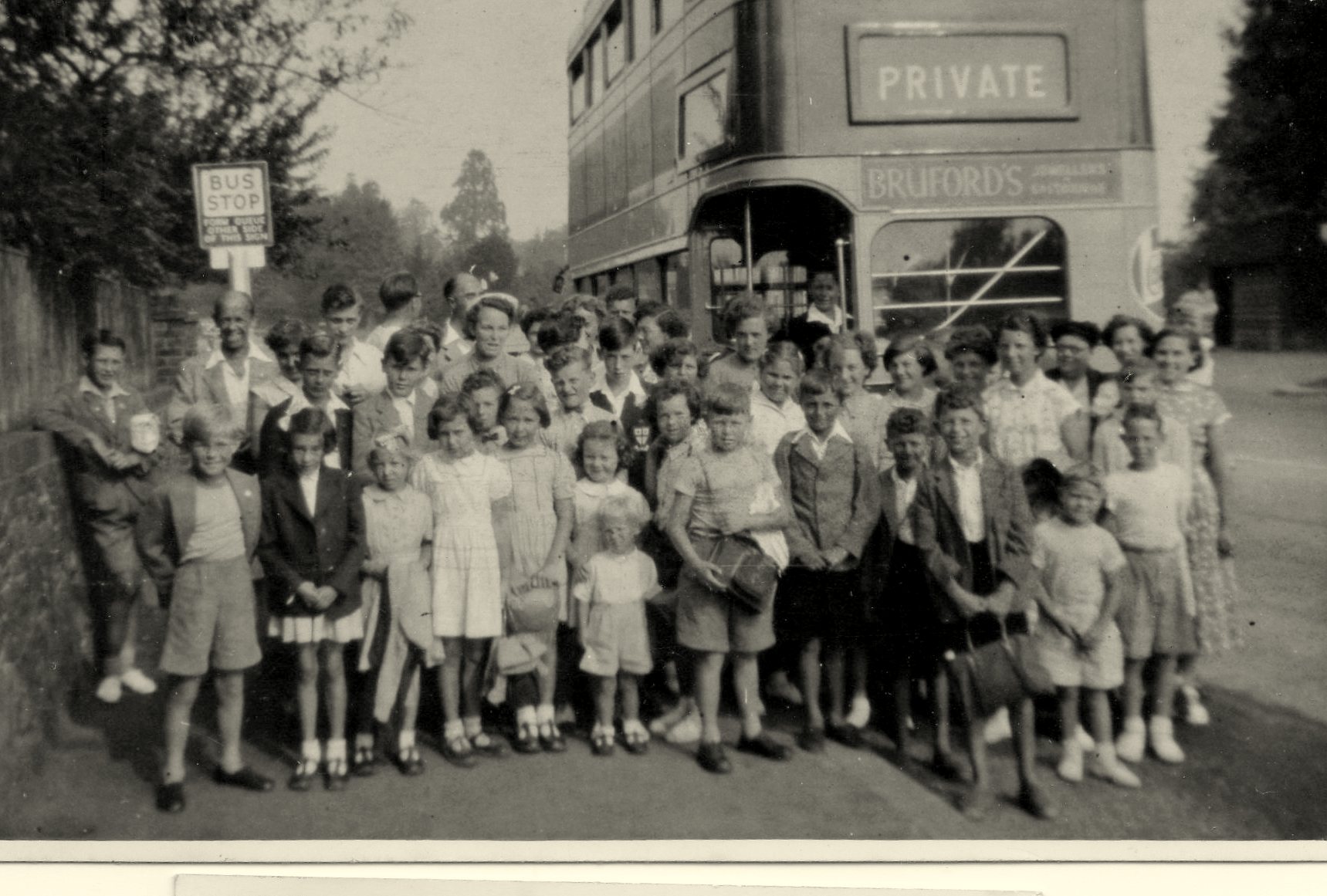 1950s bus stop