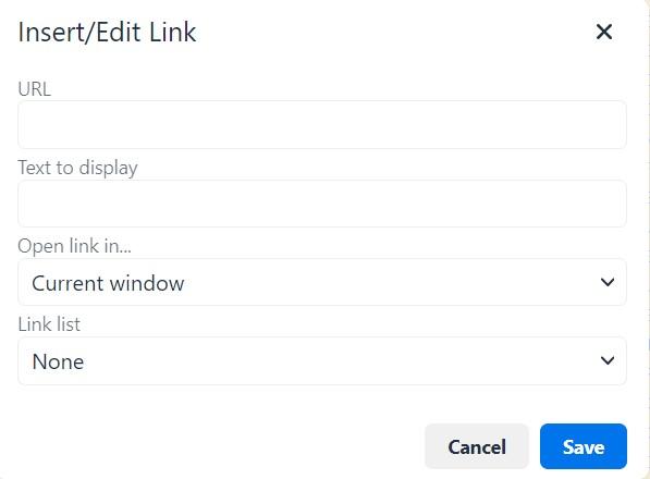 Beacon for GL insert edit link