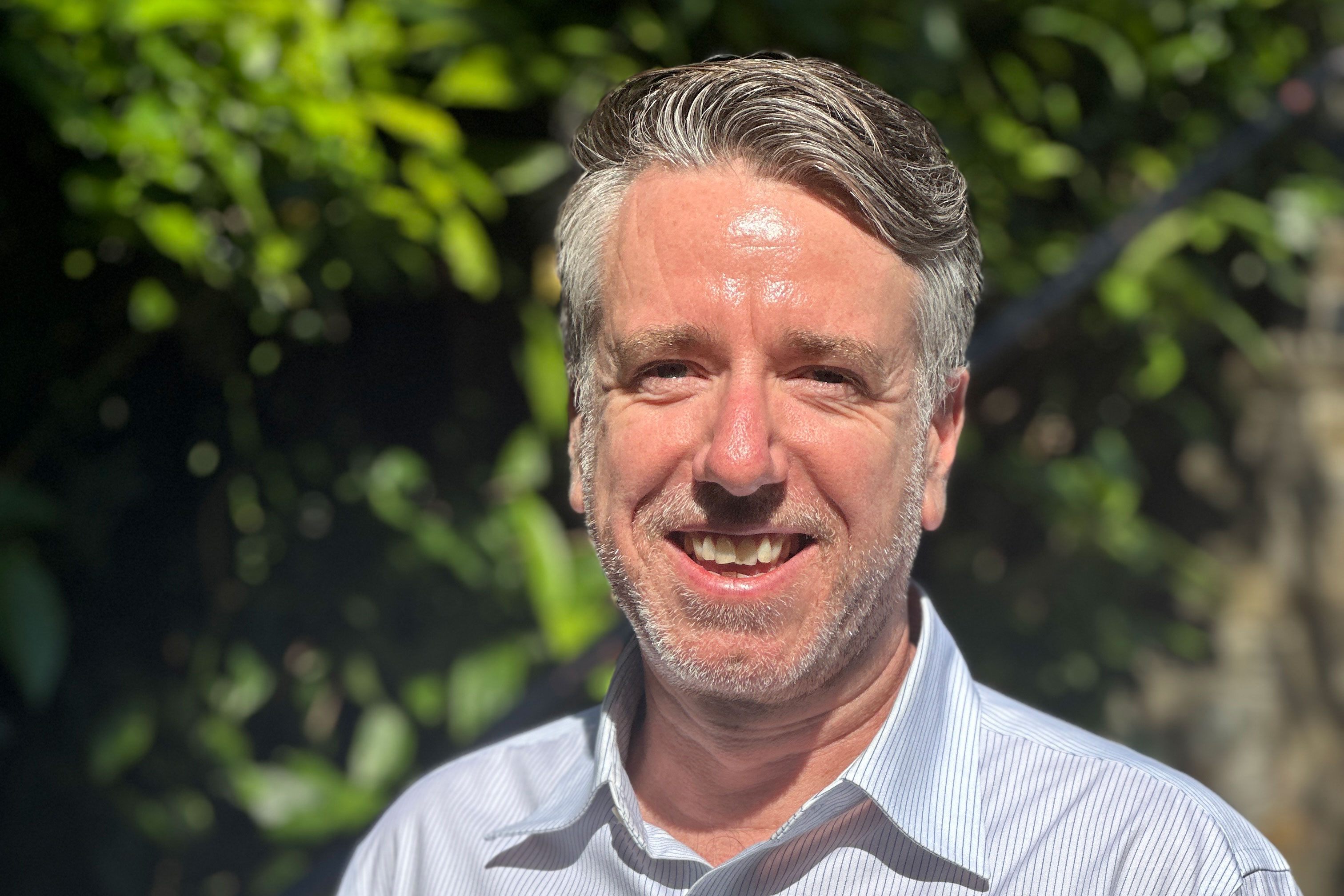 Iain Cassidy, CEO of the Trust, smiling